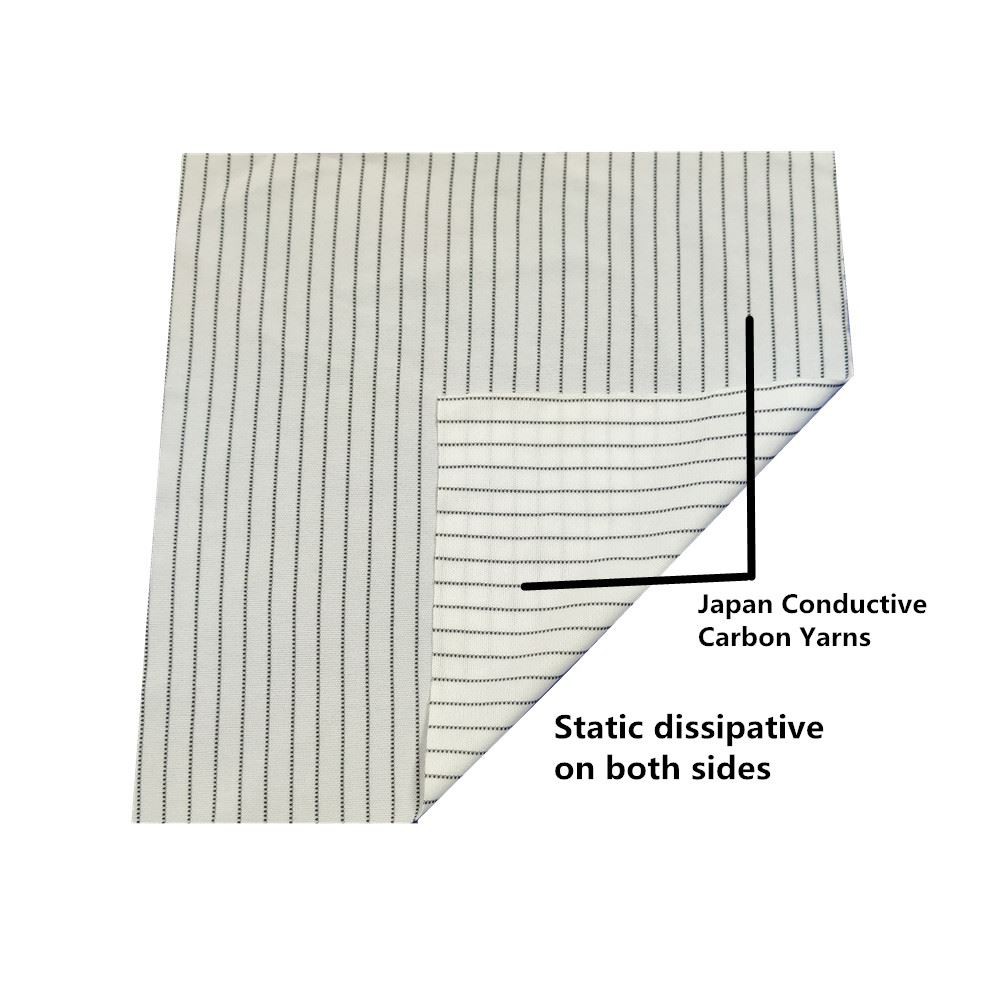 ESD safe stripe wiper
